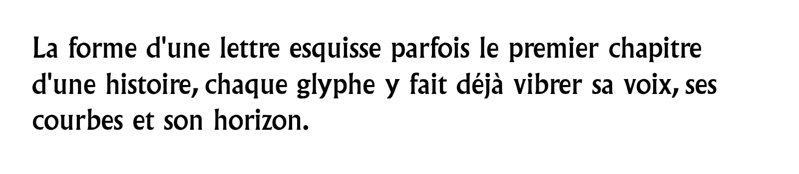 Phrase commune composée en Albertus MT Std