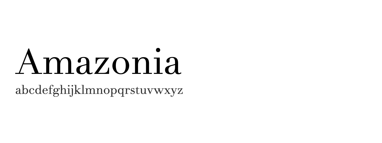 Spécimen de Amazonia