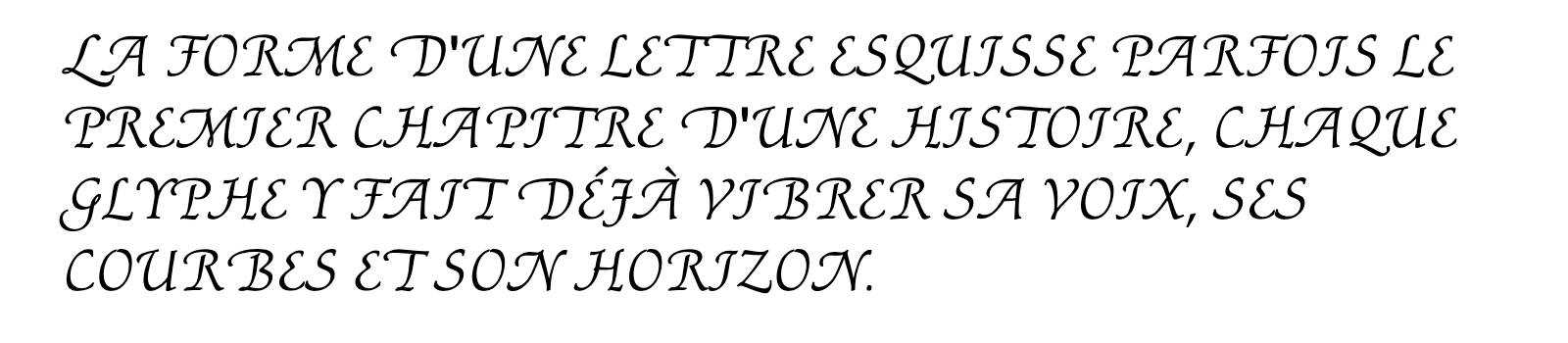 Phrase commune composée en Ariadne LT Std
