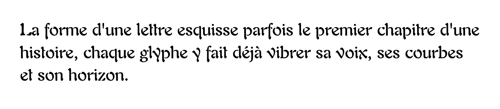 Phrase commune composée en Auriol LT Std