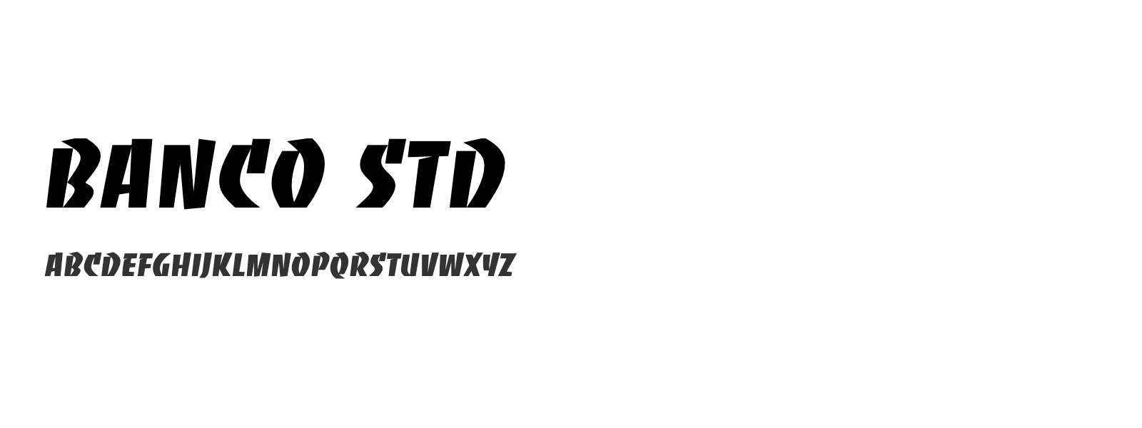 Spécimen de Banco Std