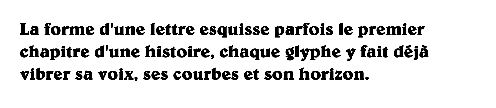 Phrase commune composée en Belwe Std