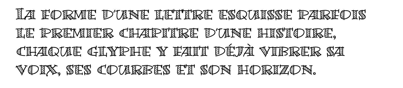 Phrase commune composée en Bermuda LP Std