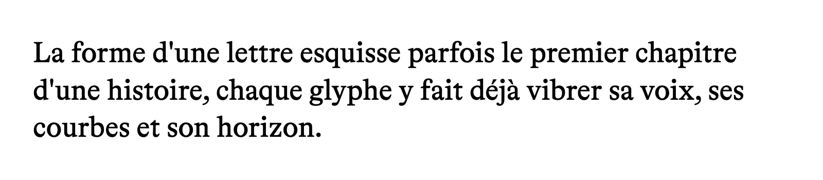 Phrase commune composée en Bradford LL