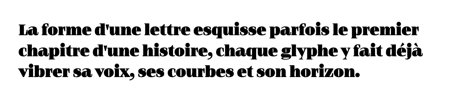Phrase commune composée en Brenner Display Std