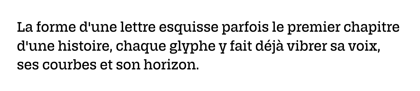Phrase commune composée en Brenner Slab Std