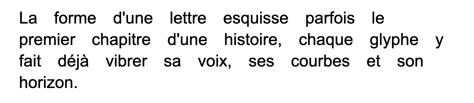 Phrase commune composée en Caravan LT Std