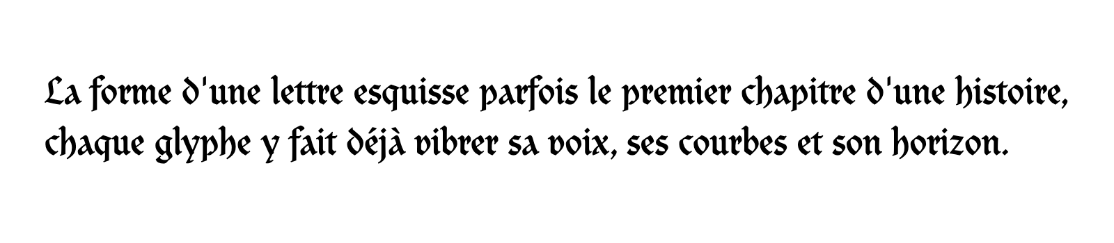 Phrase commune composée en Clairvaux LT Std