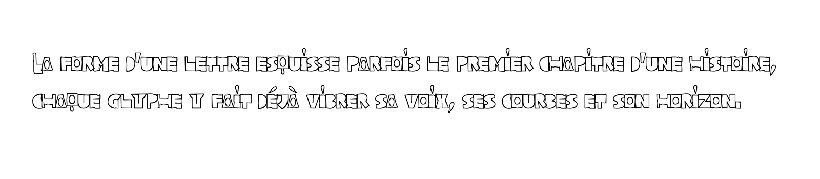 Phrase commune composée en Coriander Std