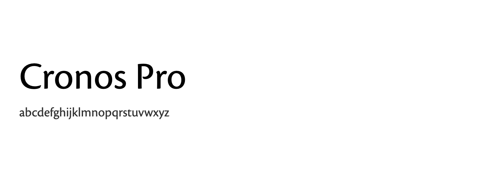 Spécimen de Cronos Pro