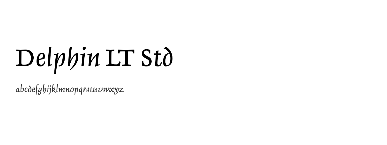 Spécimen de Delphin LT Std