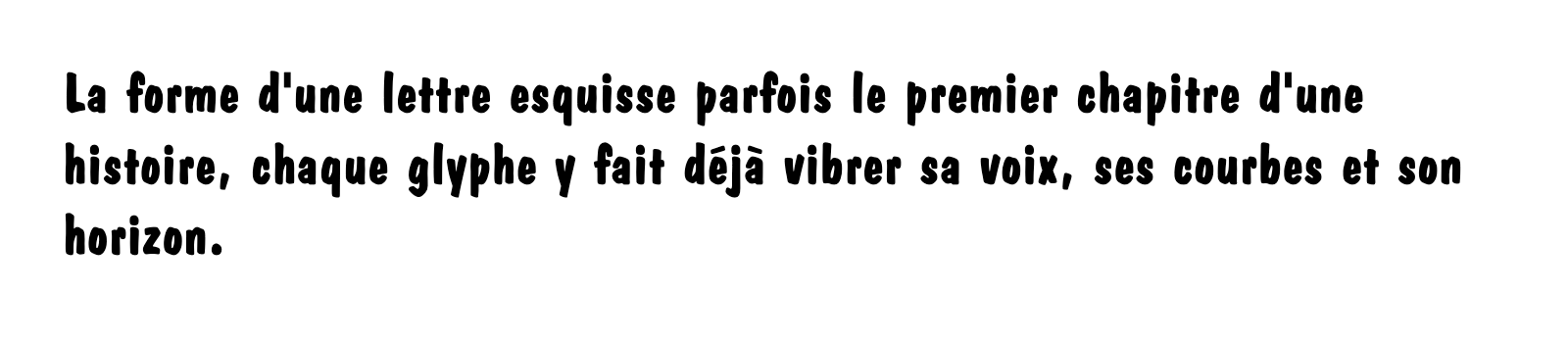 Phrase commune composée en Dom Casual Std