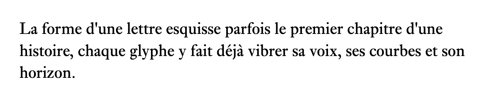 Phrase commune composée en Ehrhardt MT Std