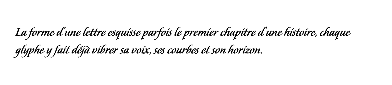 Phrase commune composée en Florens LP Std