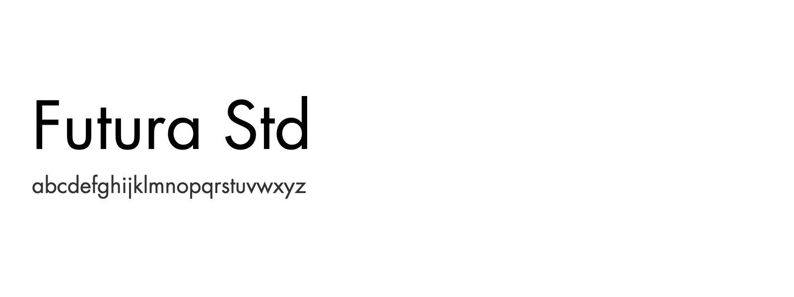Spécimen de Futura Std