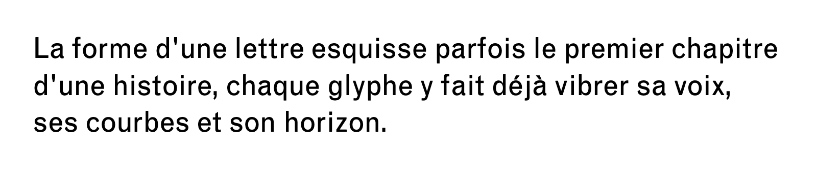 Phrase commune composée en Grotesque MT Std