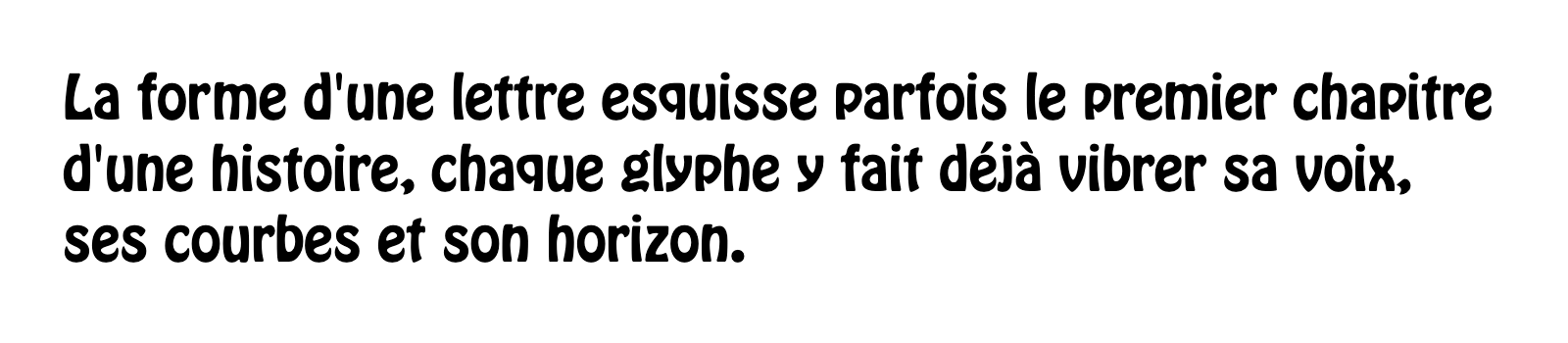 Phrase commune composée en Hobo Std