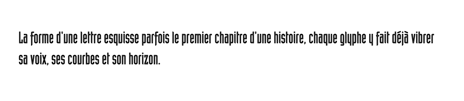 Phrase commune composée en Industria LT Std