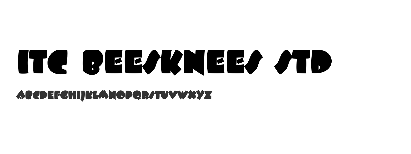 Spécimen de ITC Beesknees Std