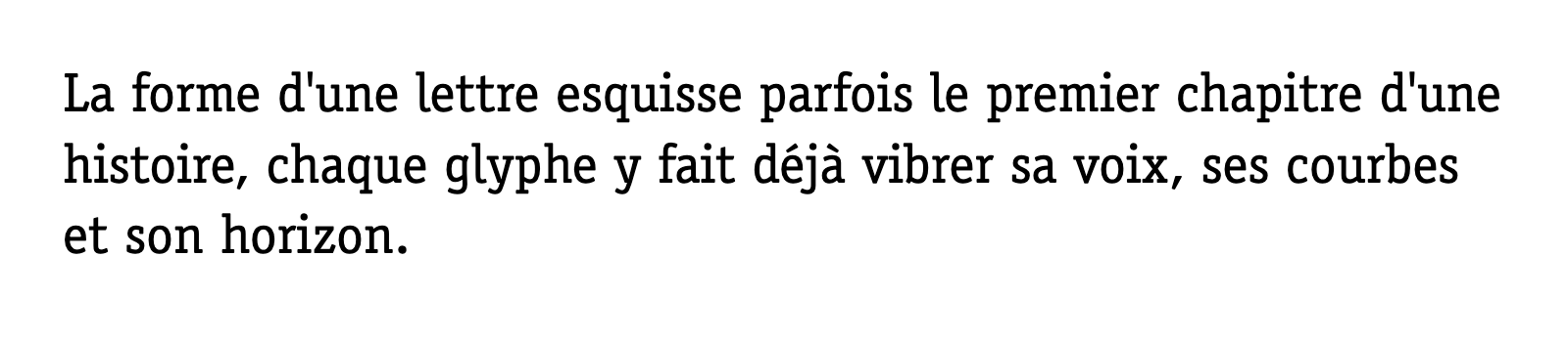 Phrase commune composée en ITC Officina Serif Std