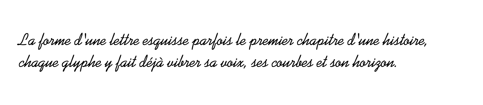 Phrase commune composée en Kaufmann Std