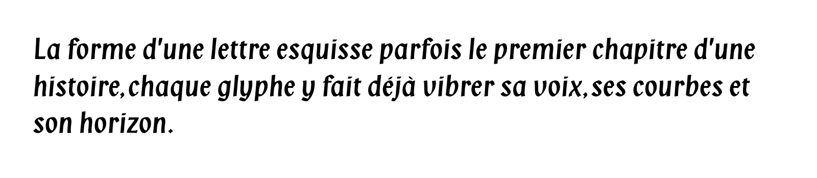 Phrase commune composée en Klang MT Std