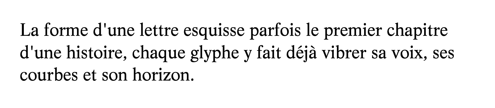 Phrase commune composée en Life LT Std
