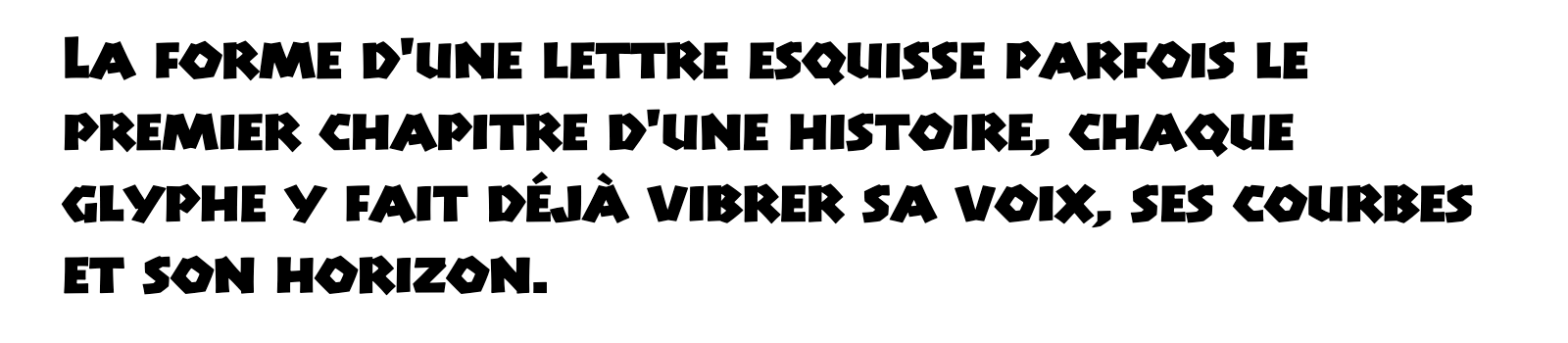 Phrase commune composée en Manito LP Std