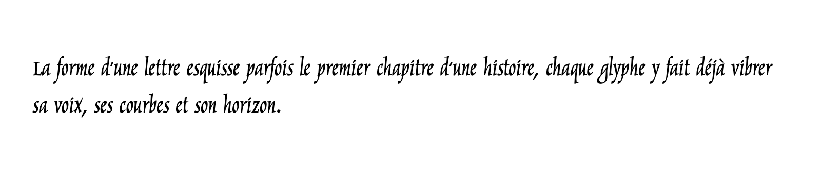 Phrase commune composée en Marigold Std
