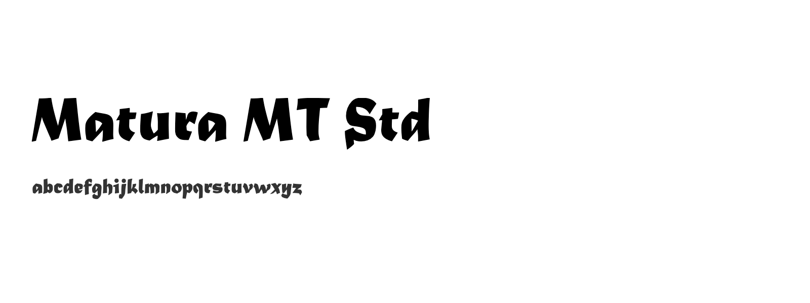 Spécimen de Matura MT Std