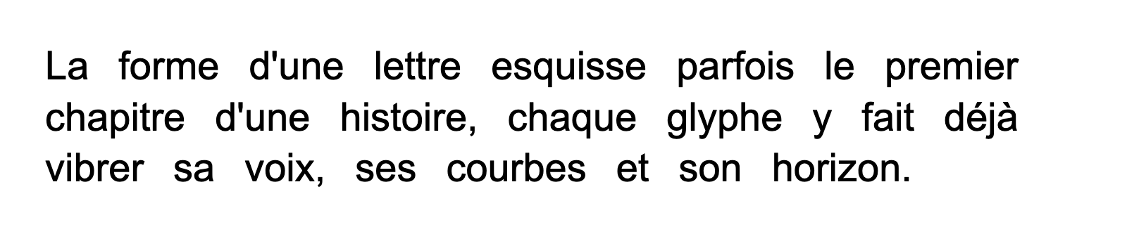 Phrase commune composée en MICR Std