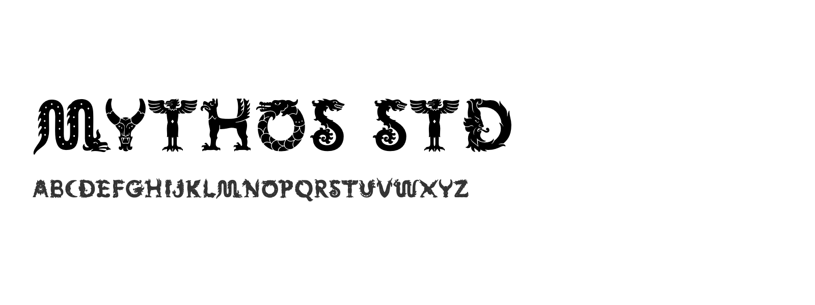 Spécimen de Mythos Std