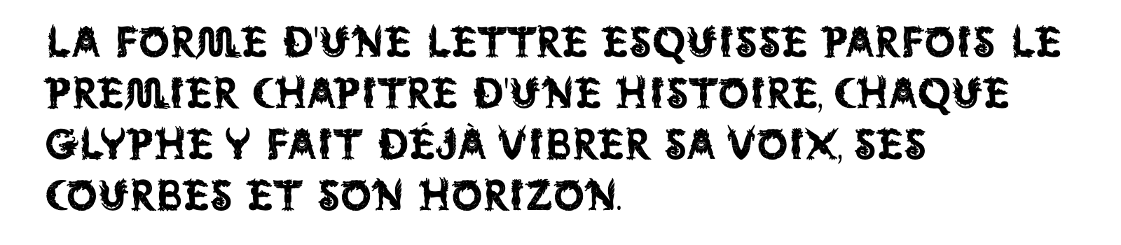 Phrase commune composée en Mythos Std