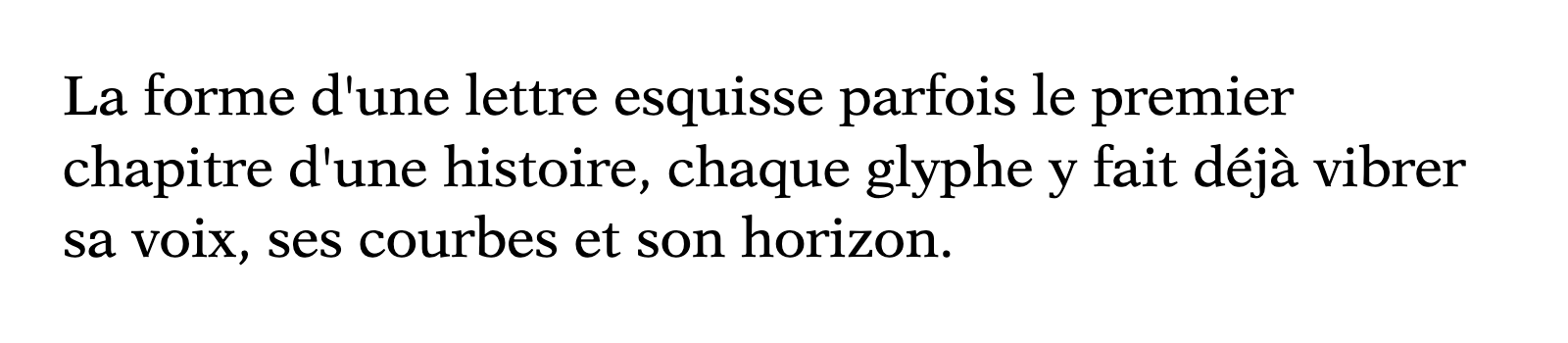 Phrase commune composée en New Aster LT Std