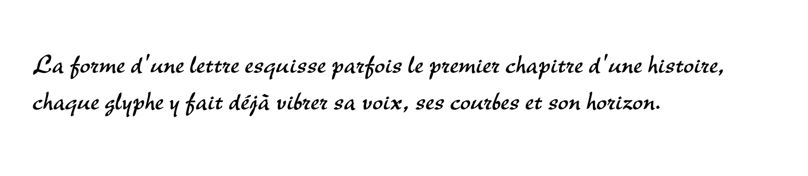 Phrase commune composée en New Berolina MT Std