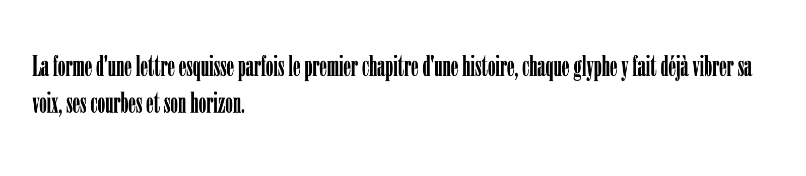 Phrase commune composée en Onyx MT Std