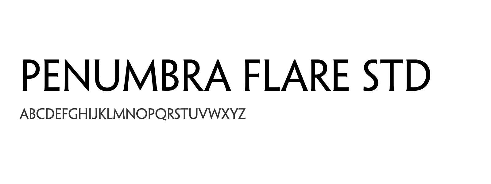 Spécimen de Penumbra Flare Std