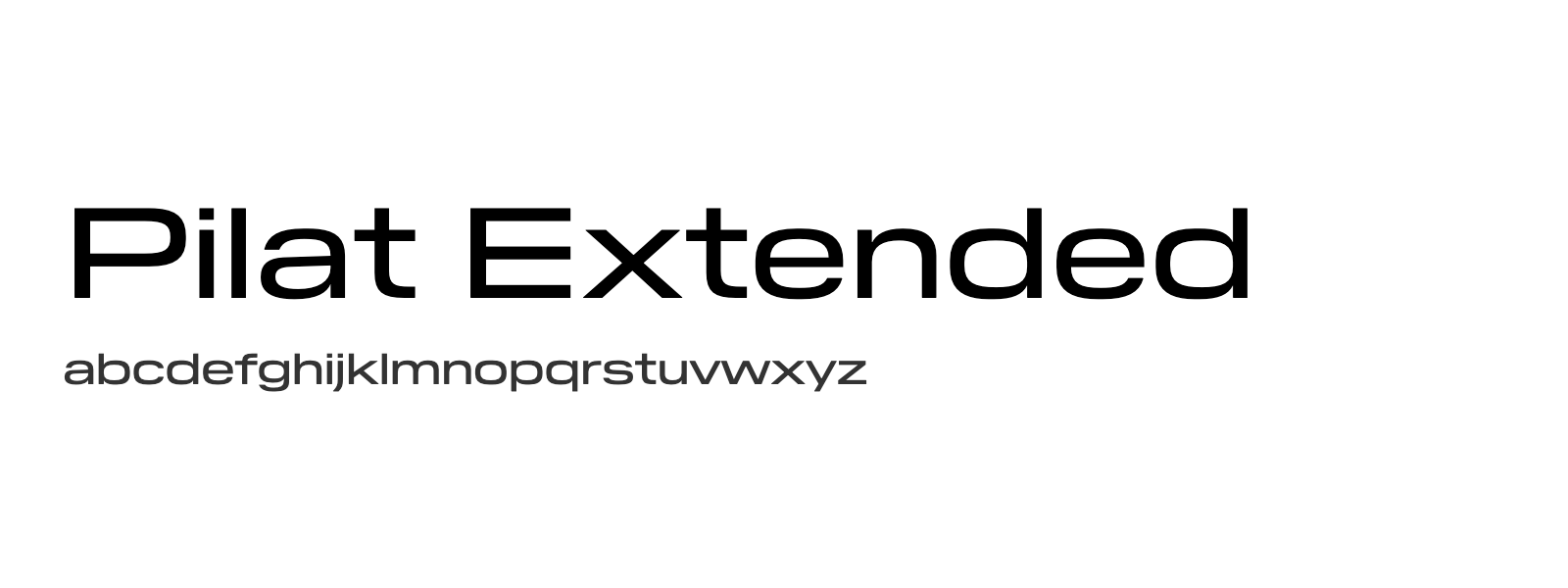 Spécimen de Pilat Extended
