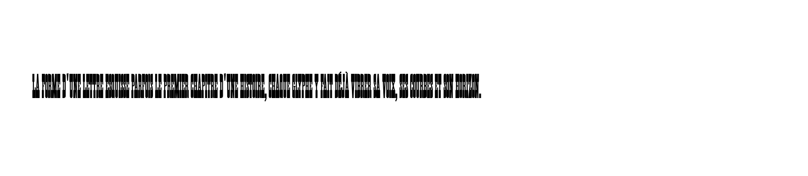 Phrase commune composée en Ponderosa Std
