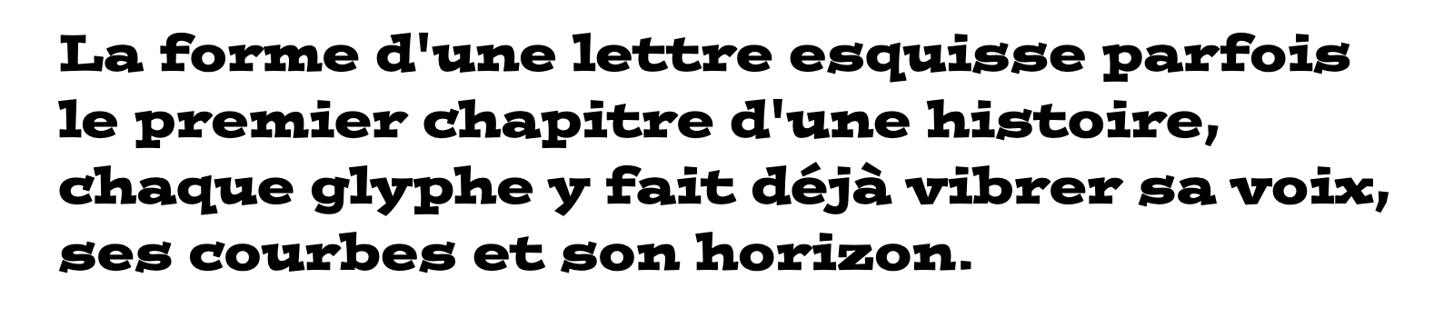 Phrase commune composée en Postino Std