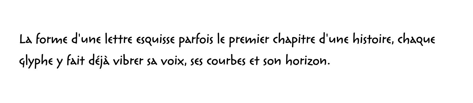 Phrase commune composée en Reliq Std