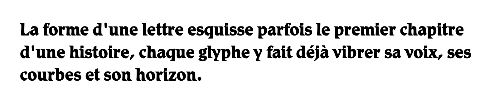 Phrase commune composée en Romic Std