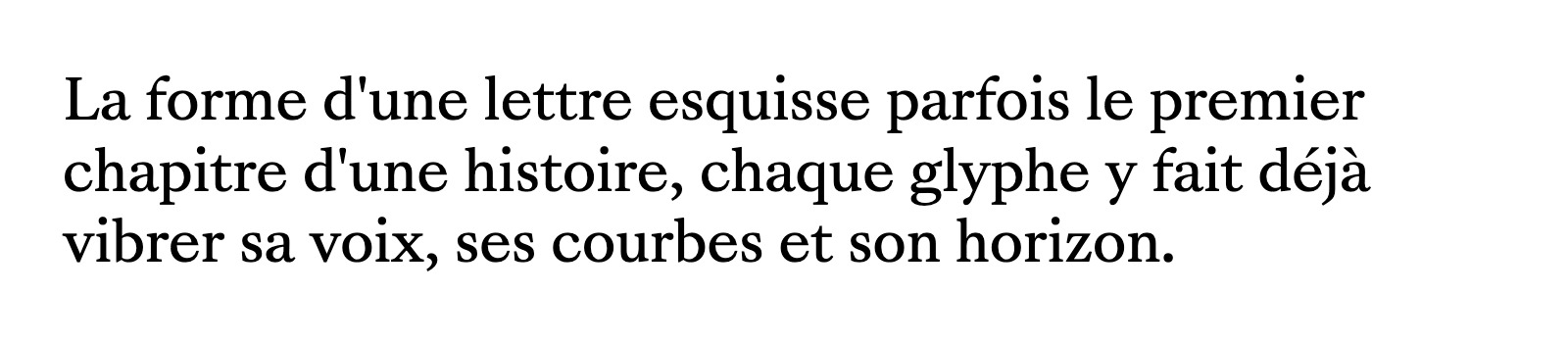 Phrase commune composée en SangBleu Versailles