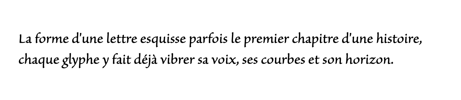 Phrase commune composée en Sanvito Pro