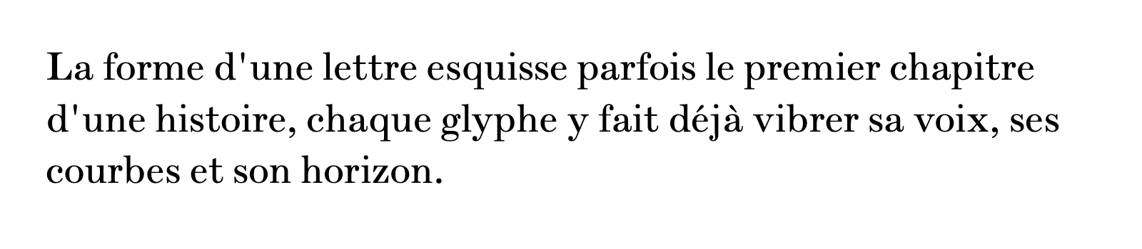 Phrase commune composée en Scotch Roman MT Std