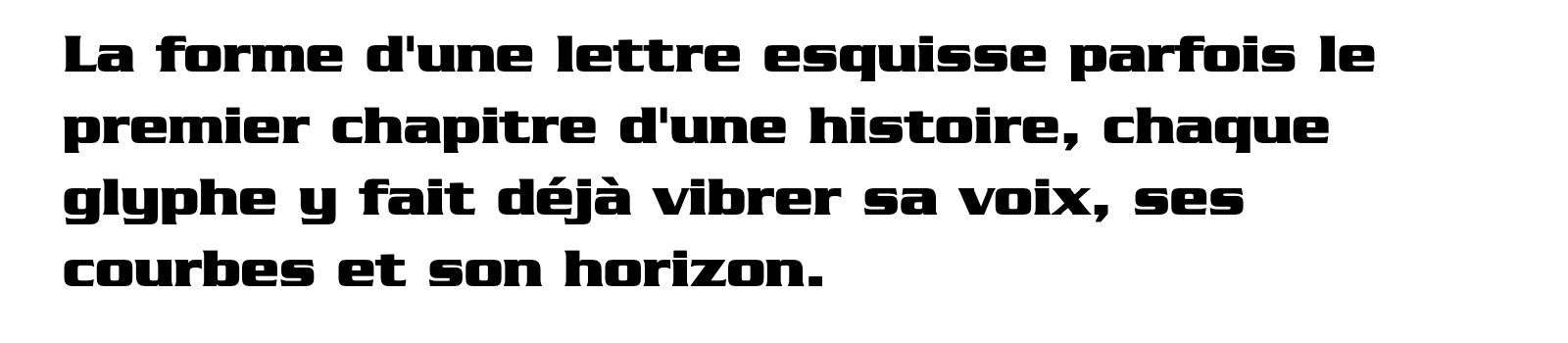 Phrase commune composée en Serpentine Std