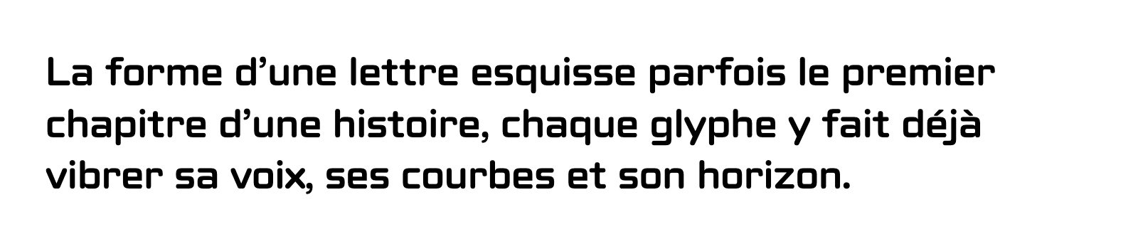 Phrase commune composée en Signs Rounded