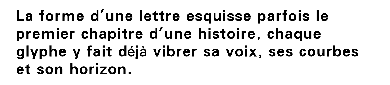 Phrase commune composée en SMGothic Std