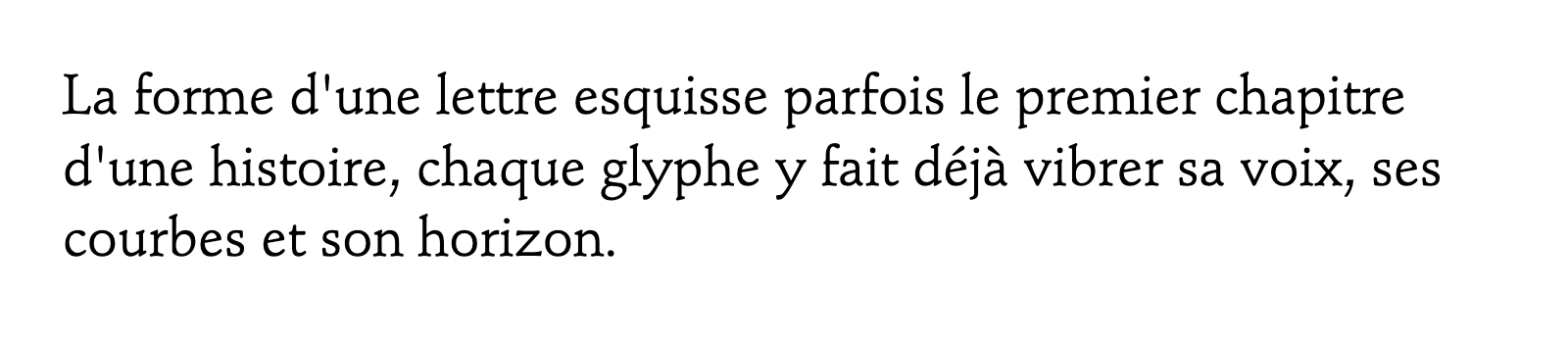Phrase commune composée en Stempel Schneidler Std