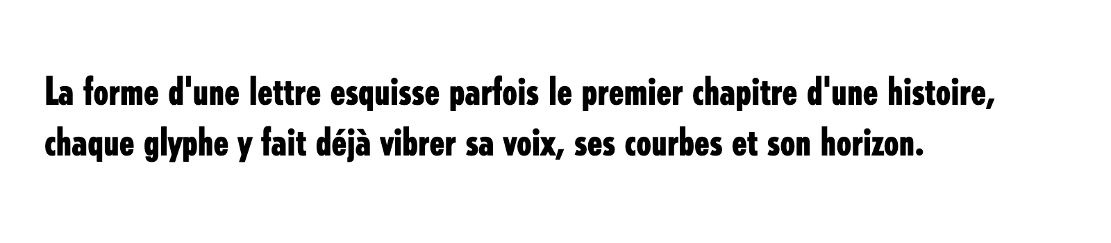Phrase commune composée en Tempo Std